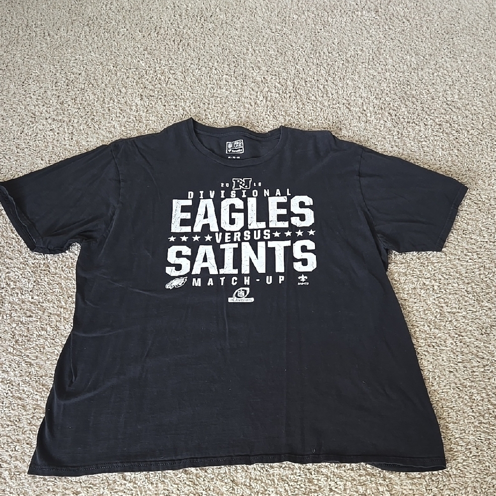 Black Eagles vs Saints T-Shirt 2018 Vintage Football